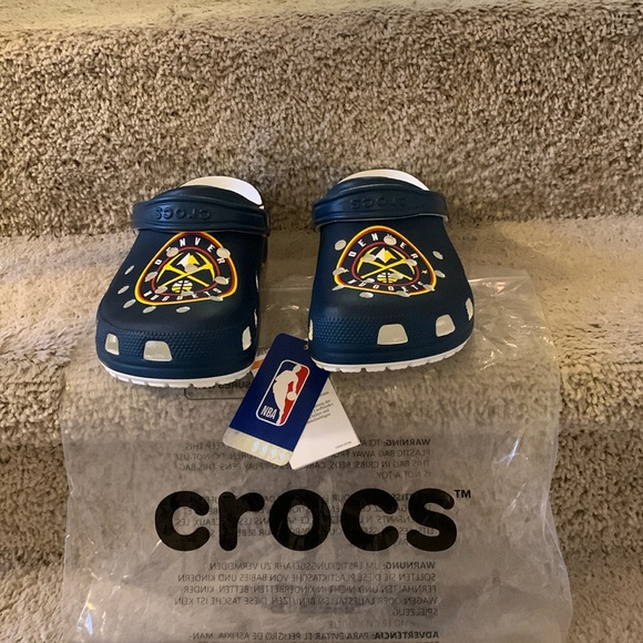 Denver Nugget Crocs. - Picture 1 of 5